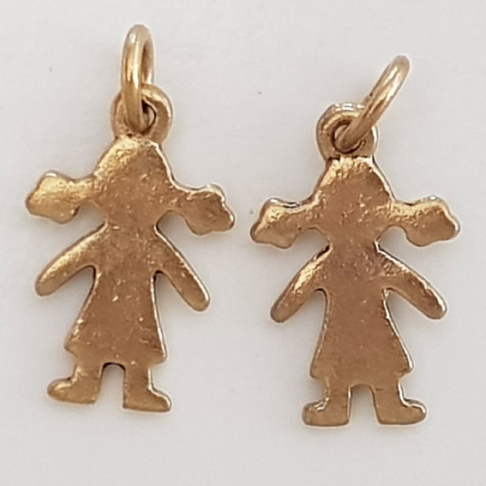 Charm Child N°48 flicka brons