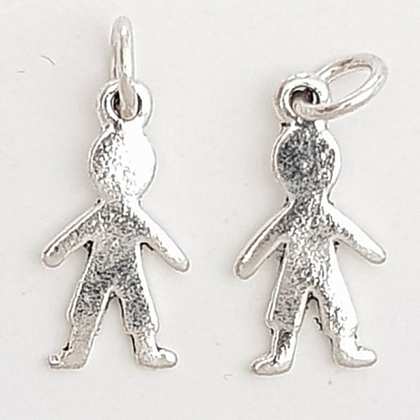 Barn charm N&deg;49 Boy Silver