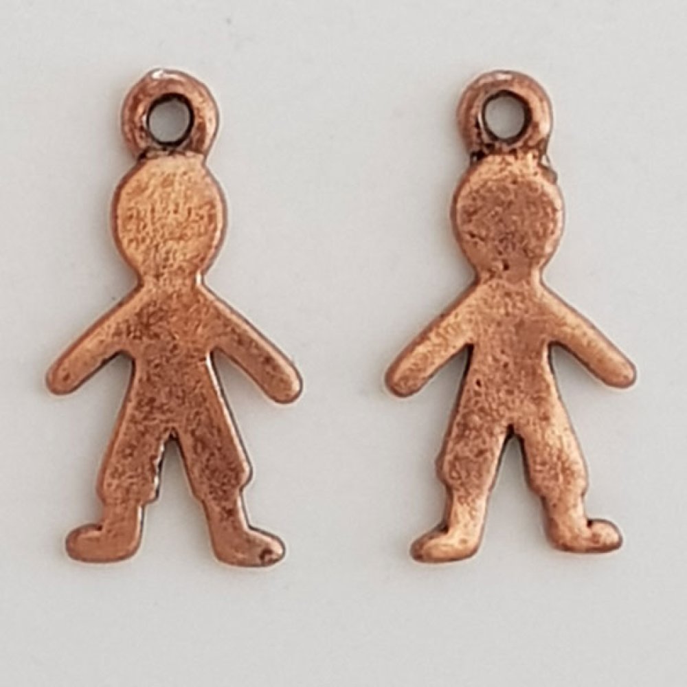 Childrens Charm N°49 pojke koppar