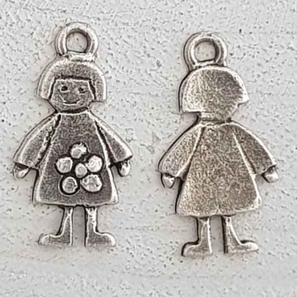 Barn charm N&deg;55 Girl Silver