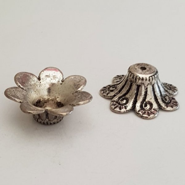 CCB Flower charm N&deg;003 Silver