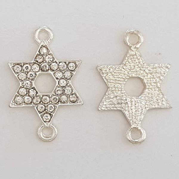 Charm blomma metall N&deg;080 silver