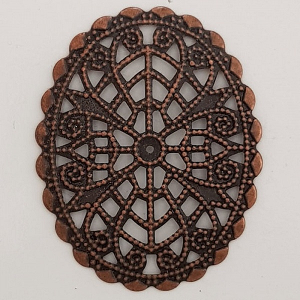 Flower Charm Metal N&deg;103 koppar gravyr