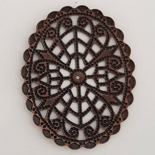 Flower Charm Metal N&deg;103 koppar gravyr