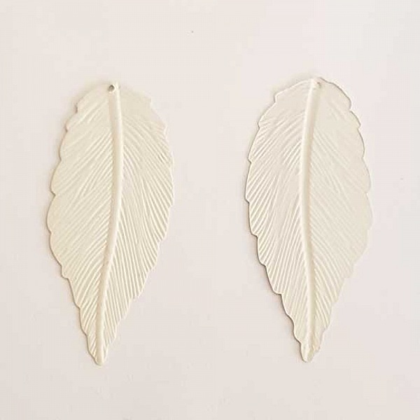 Breloque Fleur M&eacute;tal N&deg;175 Blanc