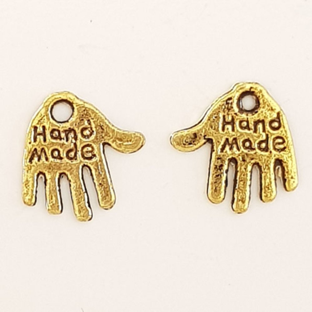 Hand charm "MADE HAND" N°01 Guld
