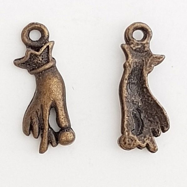 Hand Charm N&deg;11 Brons
