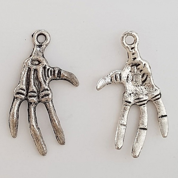 Charm Hand "Skelett" N&deg;06 Silver