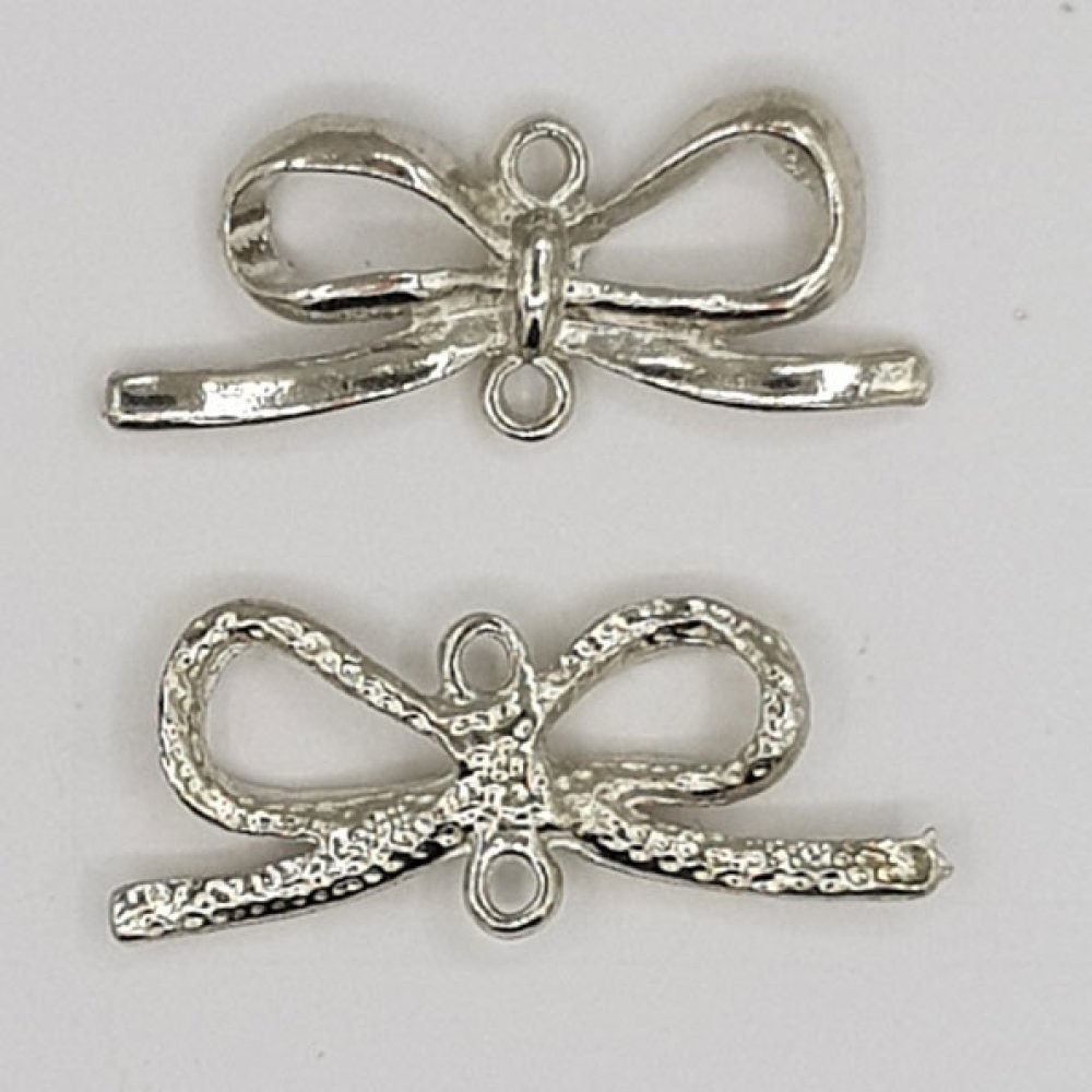 Silver fluga charm N°16 silver metall fluga charm