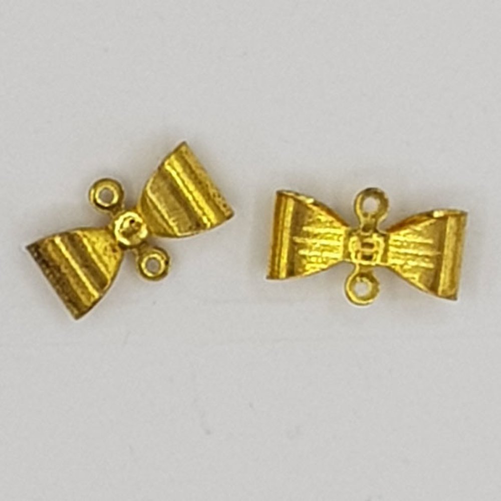 Charm fluga N°19 Charm fluga band i guldpläterad metall