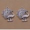 Peacock Charm i silvermetall-01 Peacock Pendant 