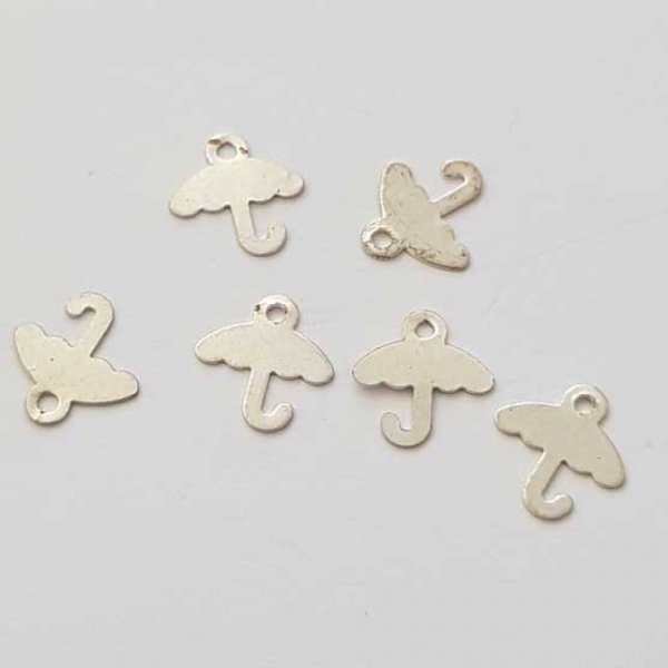 Breloque Parapluie N&deg;09 Argent