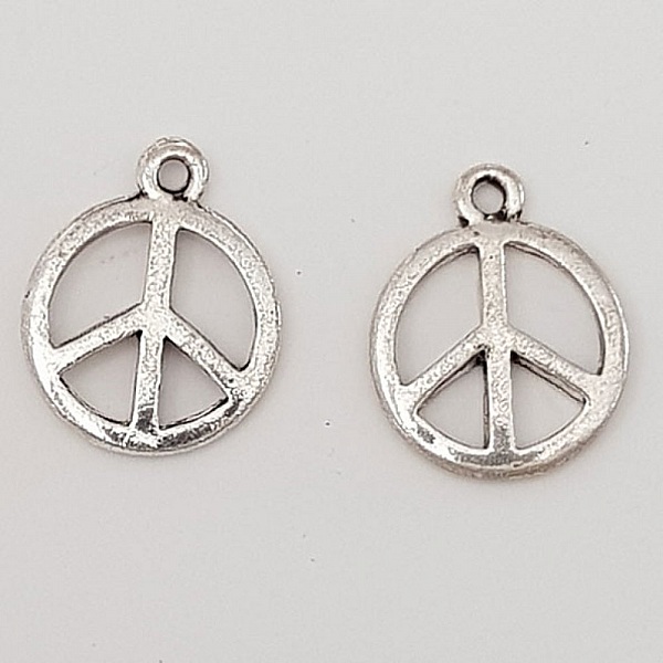 Peace &amp; Love Charm N&deg;03 Silver 