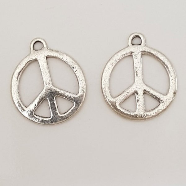 Peace &amp; Love Charm N&deg;09 Silver