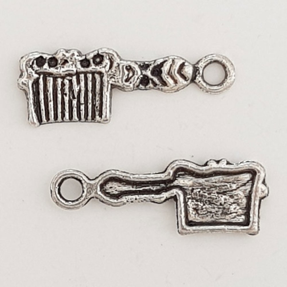 Hårkam charm N°04-01 Silver