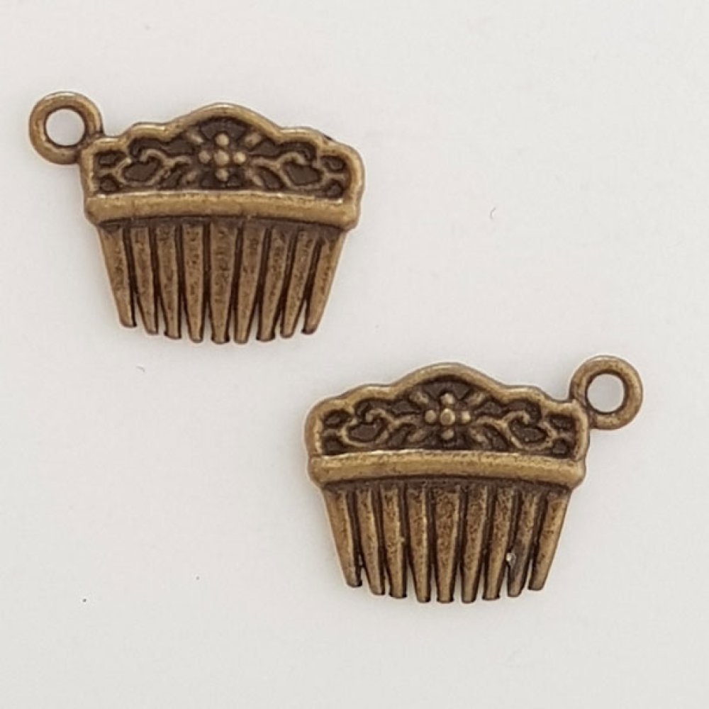Charm hårkam N°02 Brons