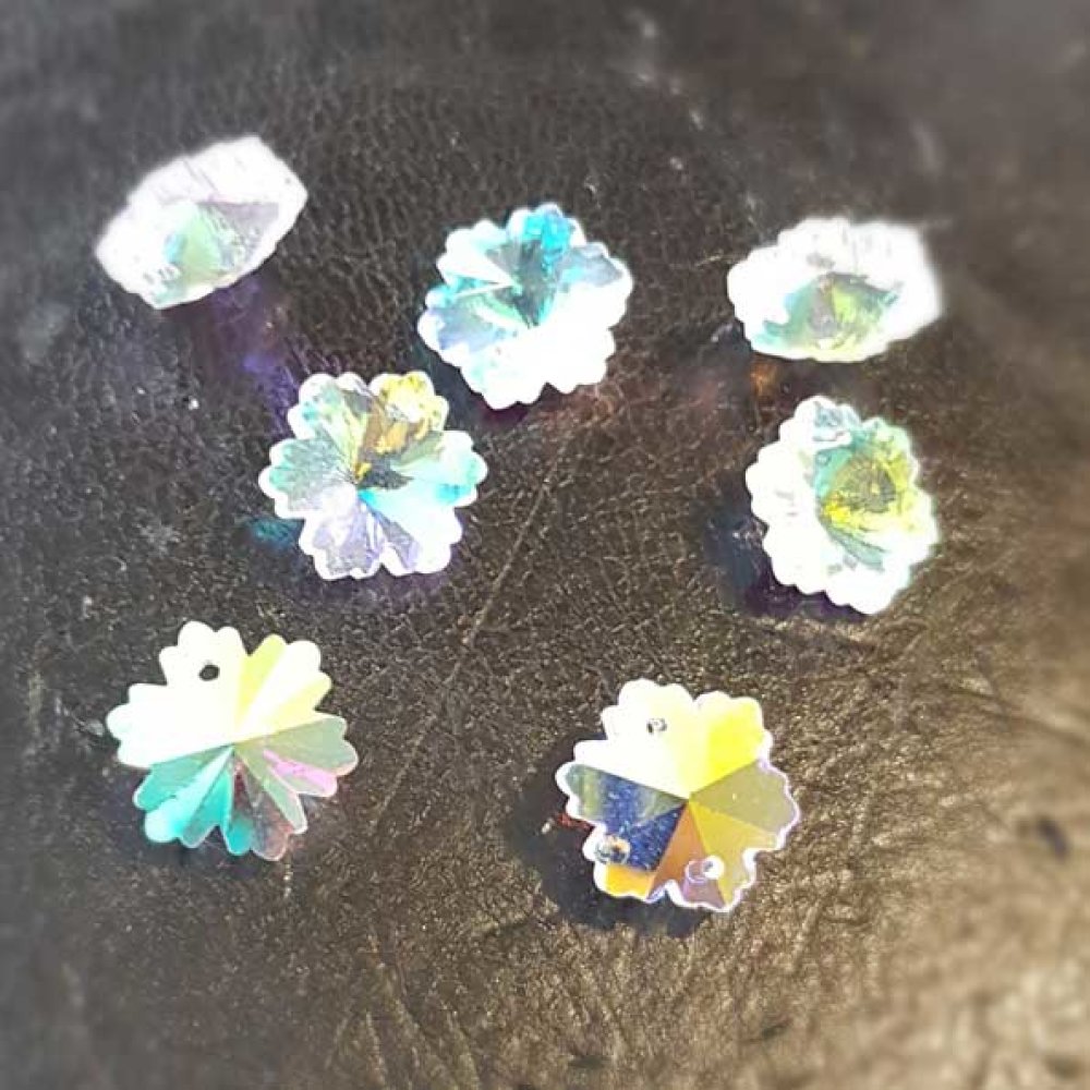 Blomma hänge i facetterat glas N°02-01