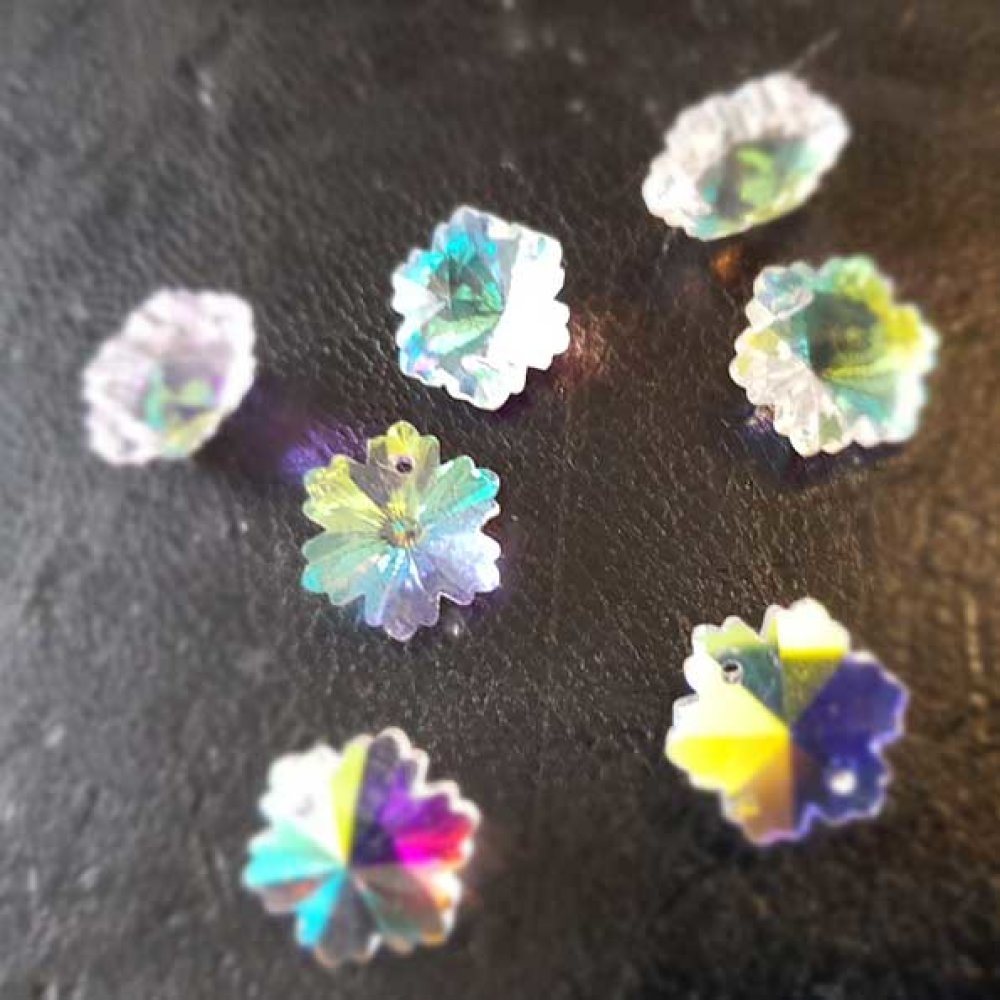 Blomma hänge i facetterat glas N°02-01