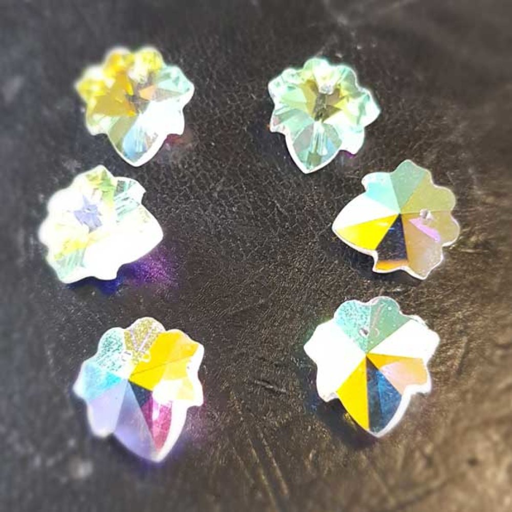 Blomma hänge i facetterat glas N°03-01