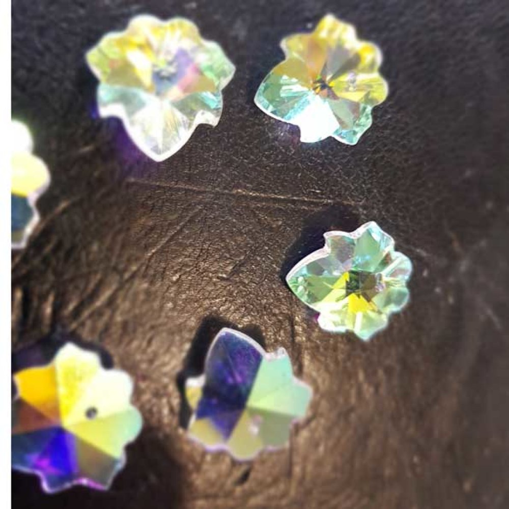 Blomma hänge i facetterat glas N°03-01