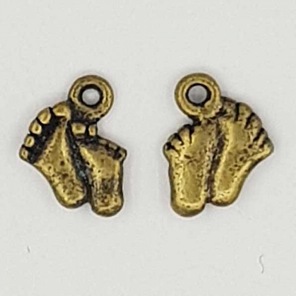 Breloque Pied N&deg;08-03 Double