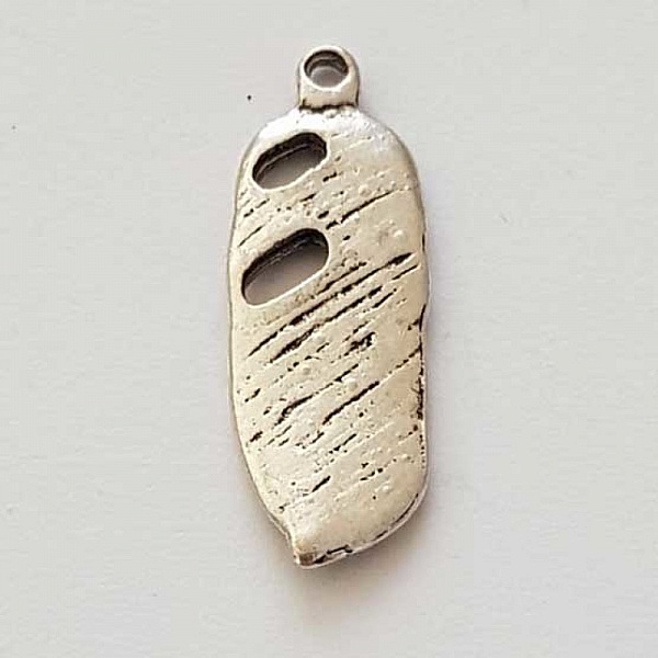 Breloque Plume N&deg;05 Argent