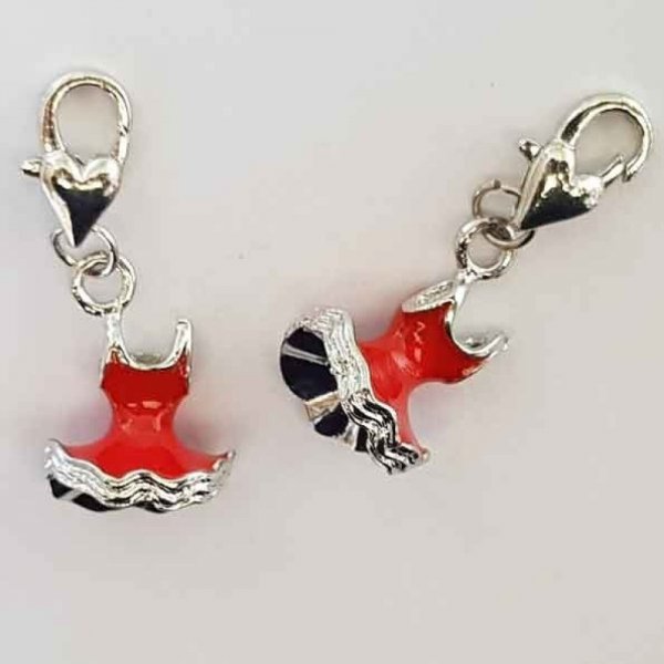 Kl&auml;nning charm N&deg;01 per 2 stycken