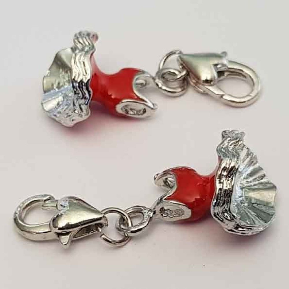 Klänning charm N°01 per 2 stycken