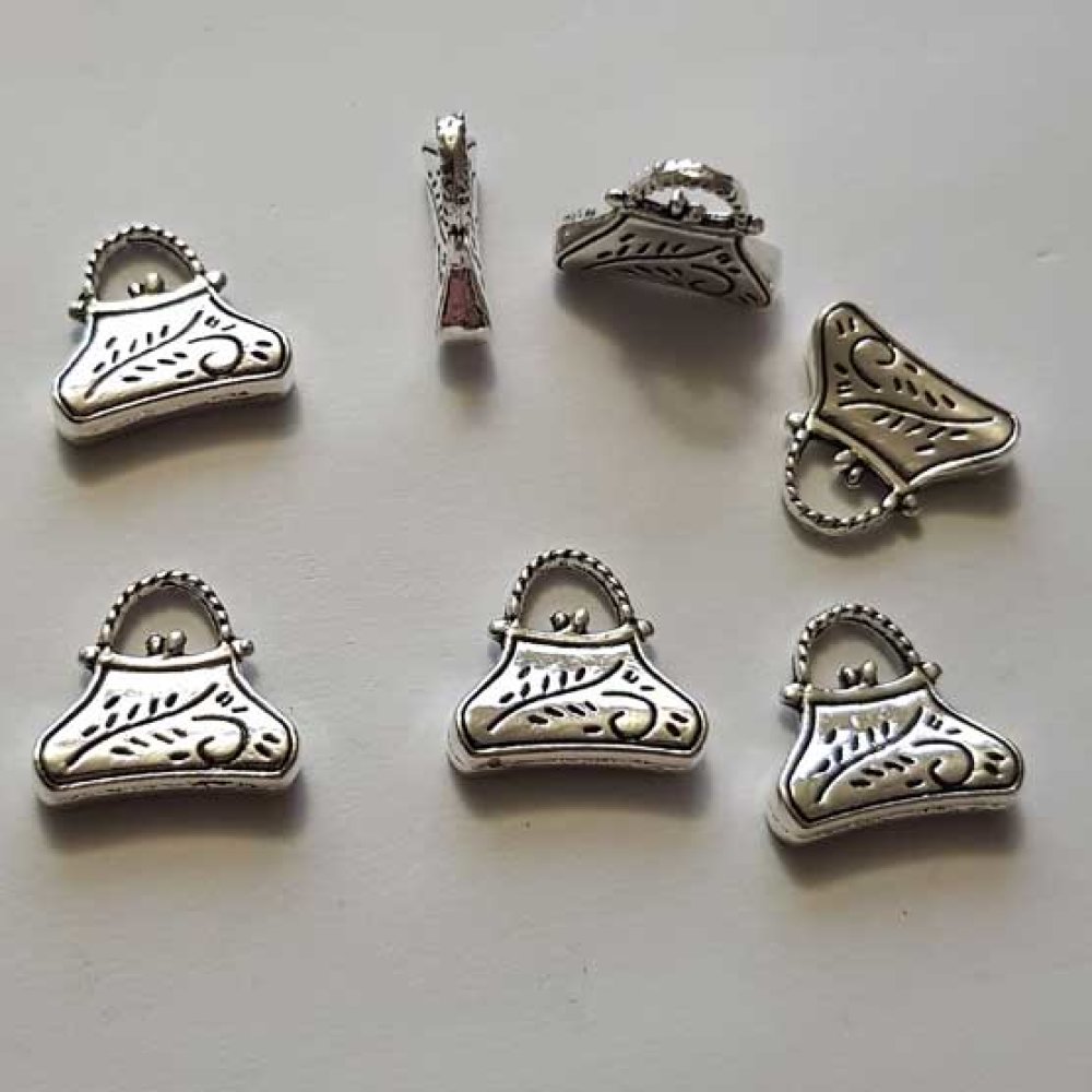 Charm väska N°25 Silver