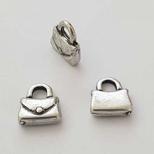 Breloque Sac N&deg;27 Valise Argent