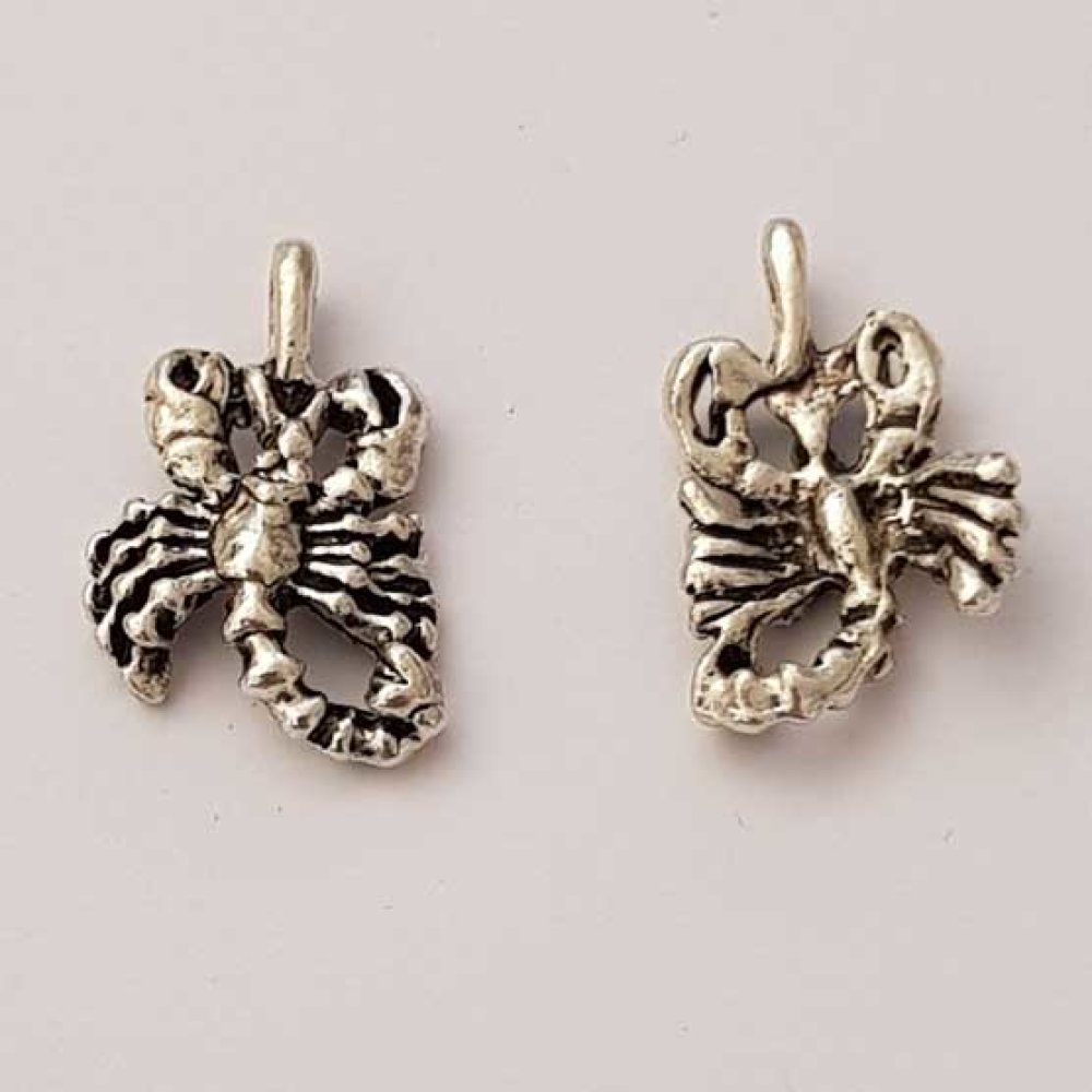Stjärntecken charm Scorpio Silver Metal N°01