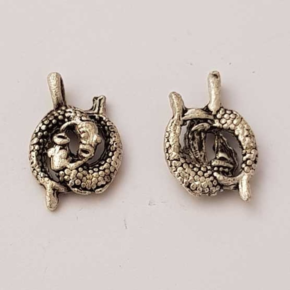 Stjärntecken charm Fiskarna Silver Metal N°01
