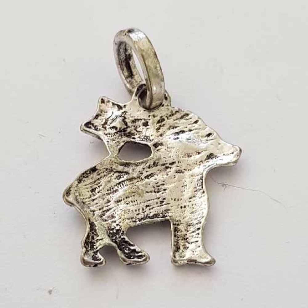 Stjärntecken charm Väduren Silver Metal N°03 med strass