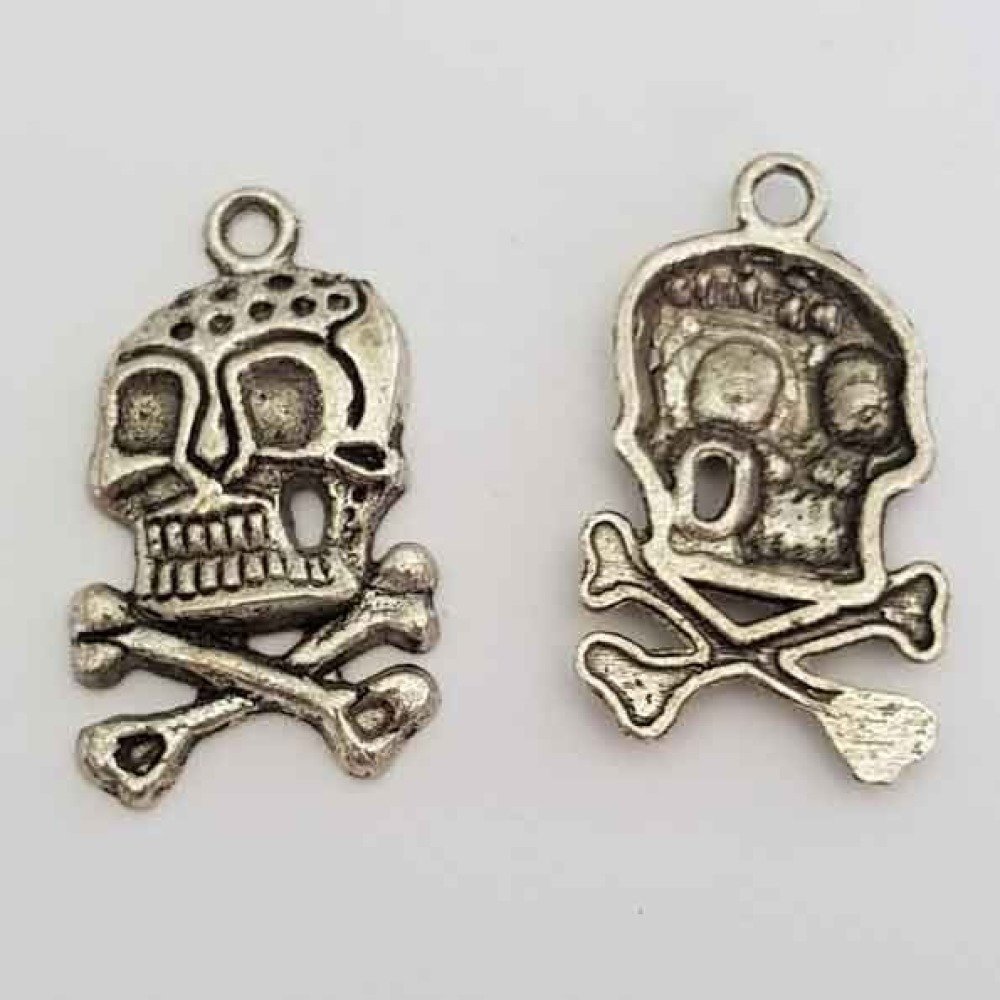 Skull och korsben charm N°02