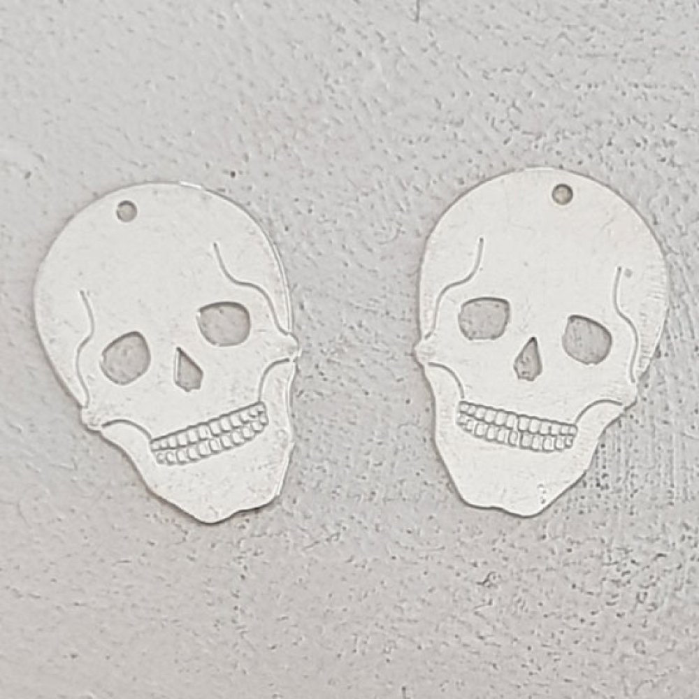 Skull och korsben charm N°09