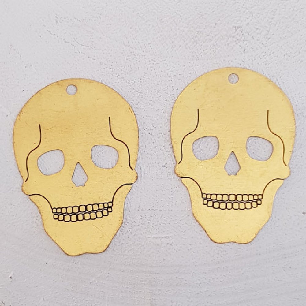 Skull och korsben charm N°10