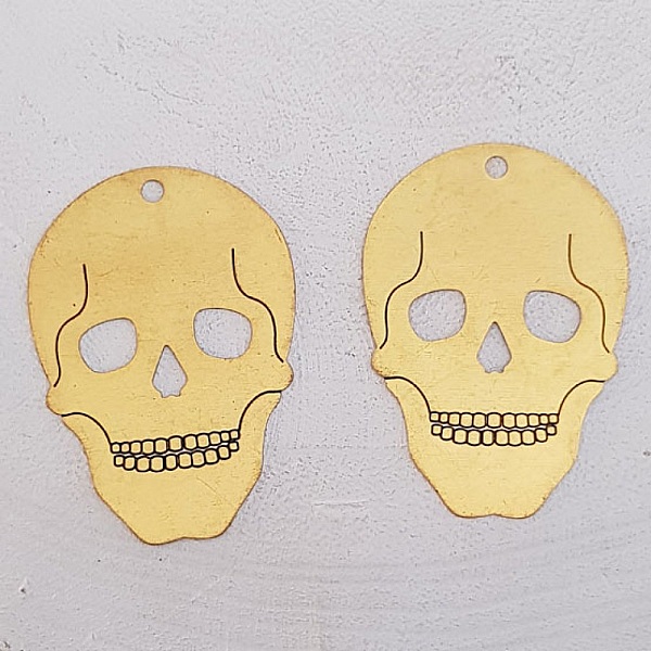 Skull och korsben charm N&deg;10