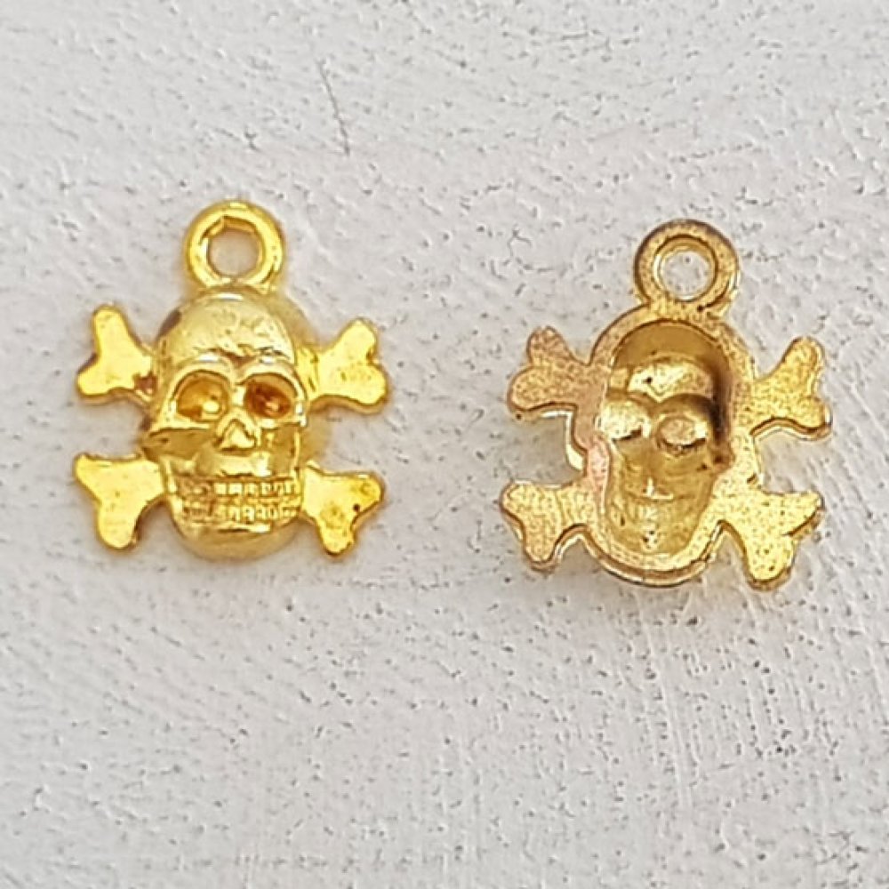 Skull och korsben charm N°15
