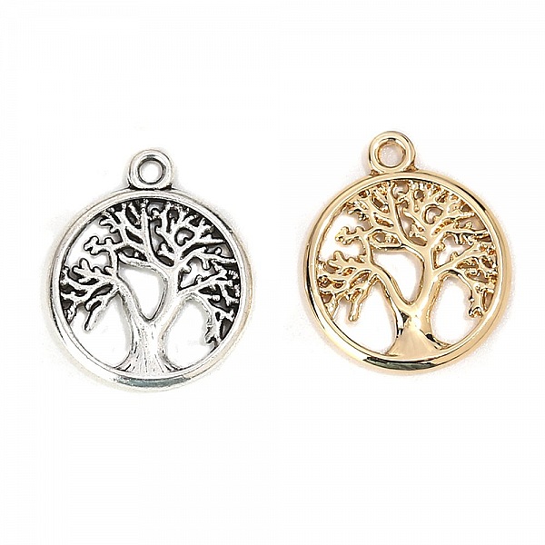 Guld livets tr&auml;d charm N&deg;01