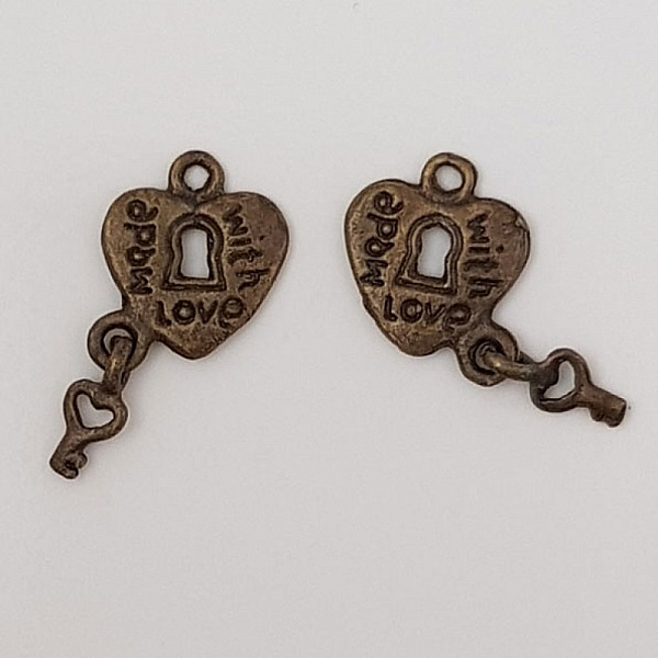 Charm h&auml;ngl&aring;s l&aring;s N&deg;09 Koppar