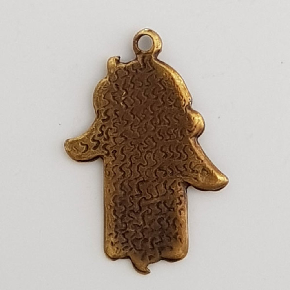 Hamsa hand charm N°03 Brons