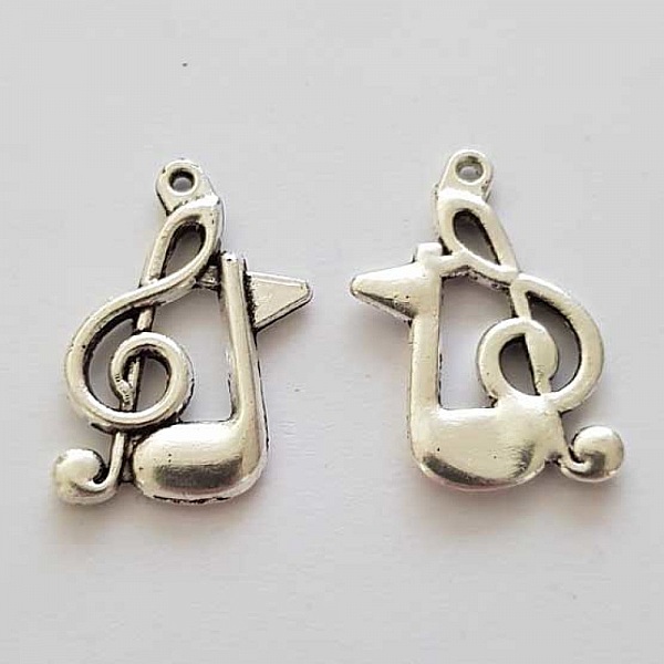 Breloque musique N&deg;42 Argent