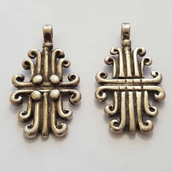 Breloque pendentif Argent en Zamac N&deg;003