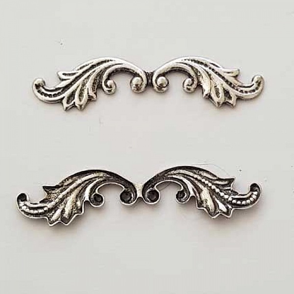 Breloque pendentif Moustache N&deg;26 Argent