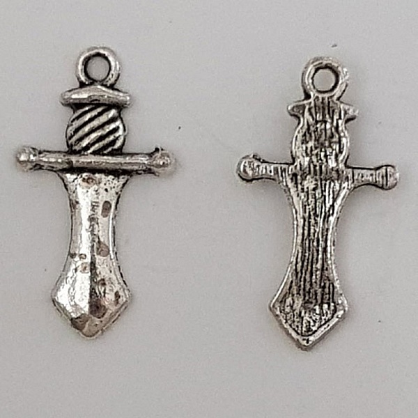 Charm sv&auml;rd yxa av krig N&deg;01 Silver