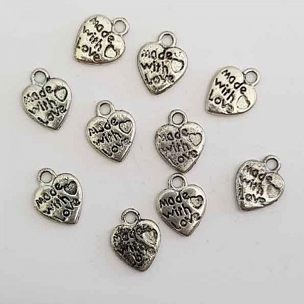 Hj&auml;rta berlocker N&deg;10 x 10