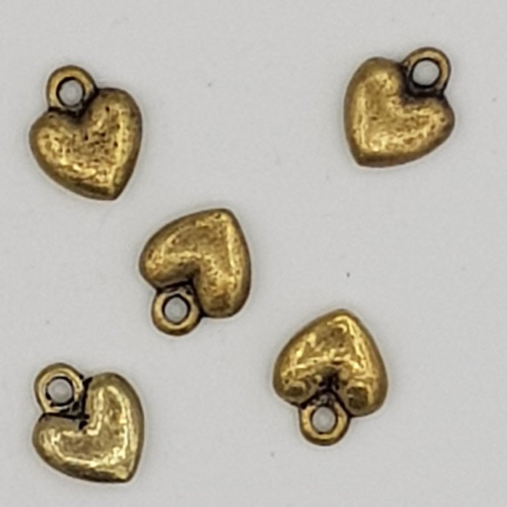 Hjärta berlocker N°38 Brons