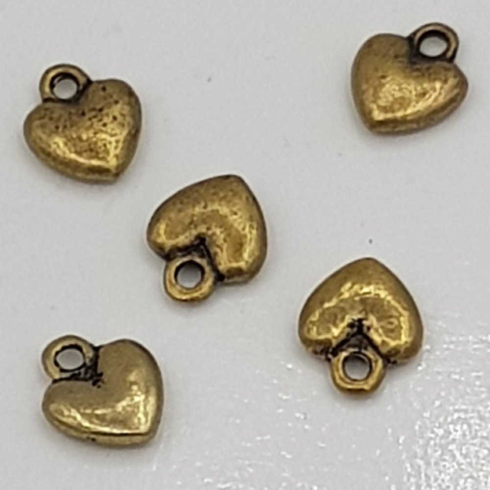 Hjärta berlocker N°38 Brons