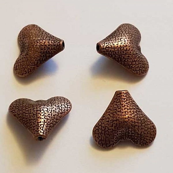 Breloques C&oelig;ur N&deg;44 Bronze