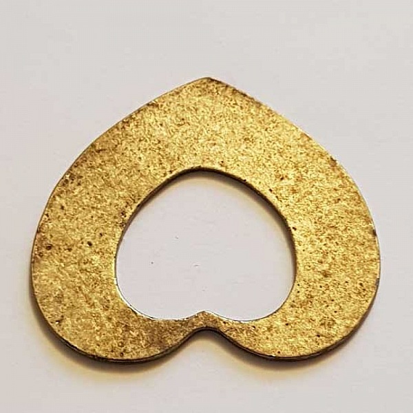 Breloques C&oelig;ur N&deg;49 Bronze Vieil Or